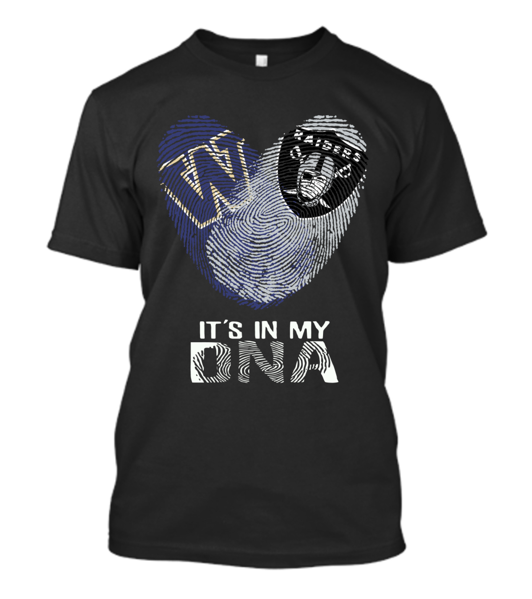 Raiders Huskies W It's In My DNA T-Shirt