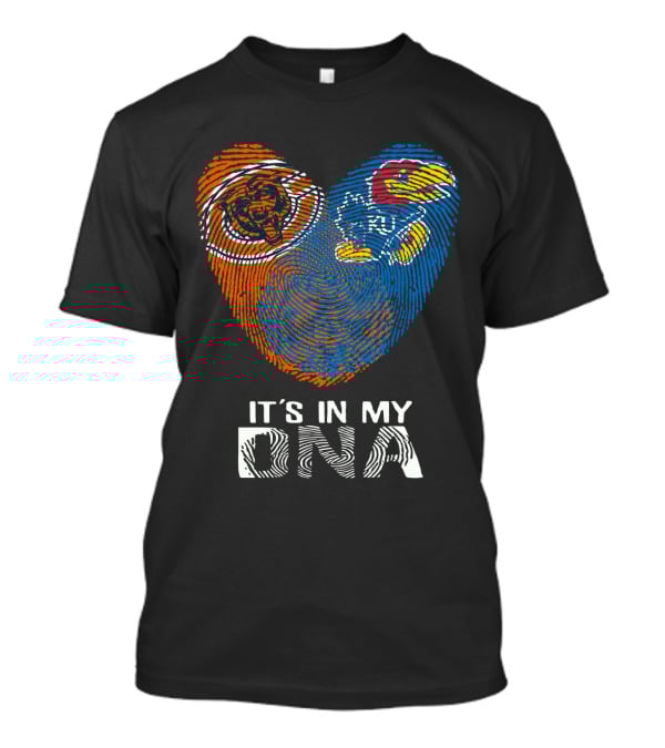 Bears KU Jayhawks It's In My DNA T-Shirt