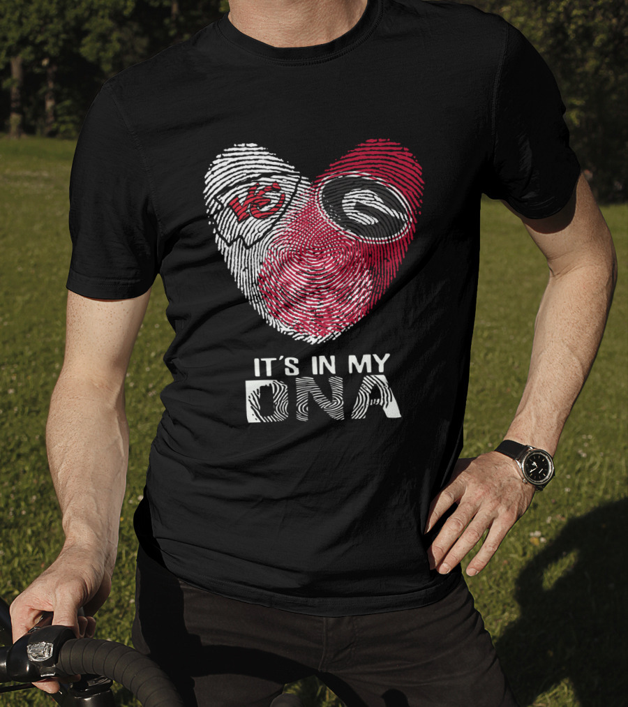 Kansas City Chiefs Georgia Bulldogs It's In My DNA T-Shirt