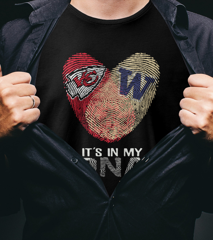 Chiefs W Huskies It's In My DNA T-Shirt