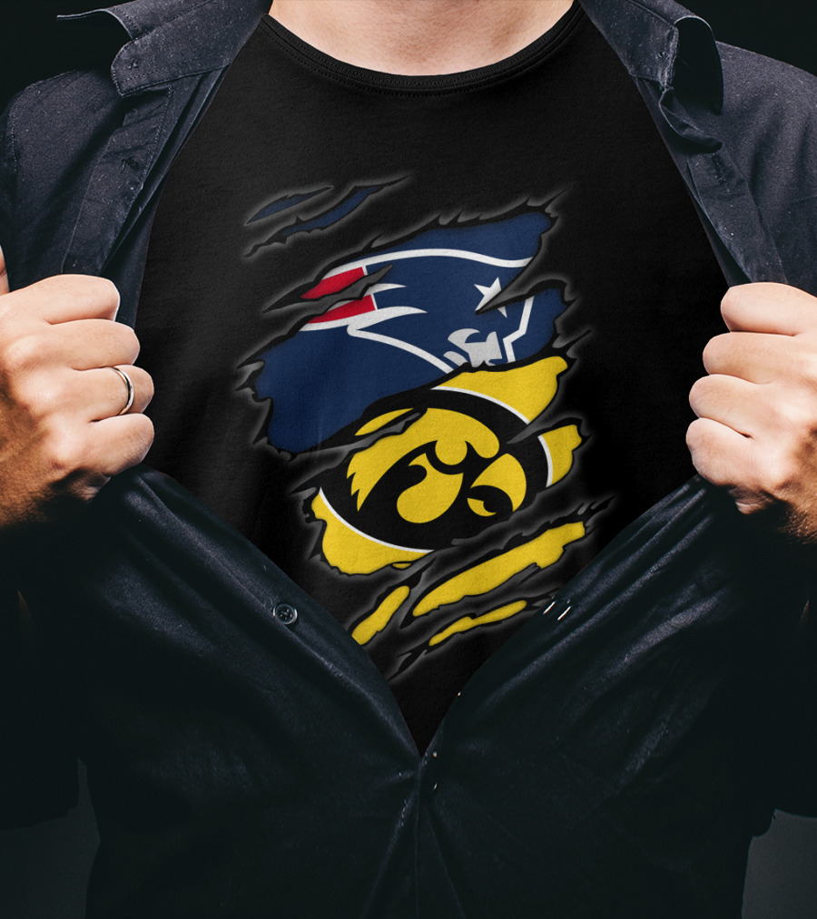 Iowa Patriots Hawkeyes Fusion T-Shirt
