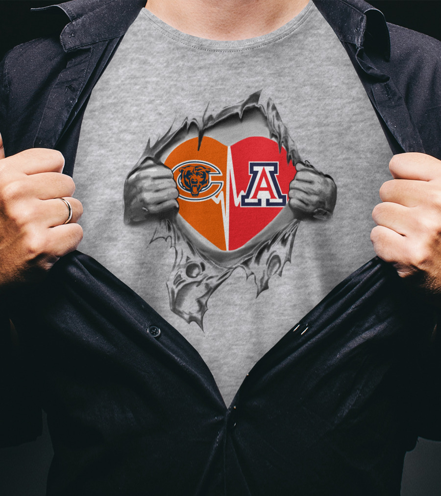 Bears Arizona It's In My Heart With Split T-Shirt
