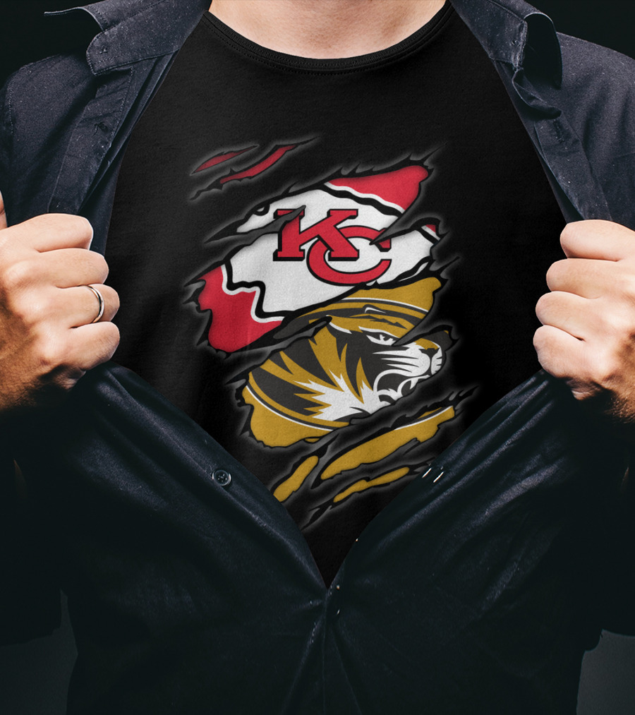 Chiefs KC Missouri Tigers Tiger Claw T-Shirt