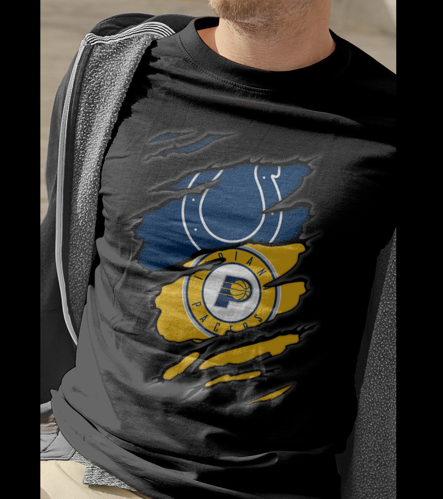Indianapolis Colts Indiana Pacers Rip T-Shirt