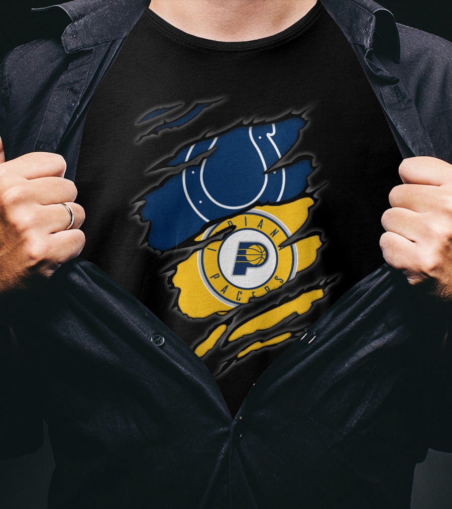 Indianapolis Colts Indiana Pacers Rip T-Shirt