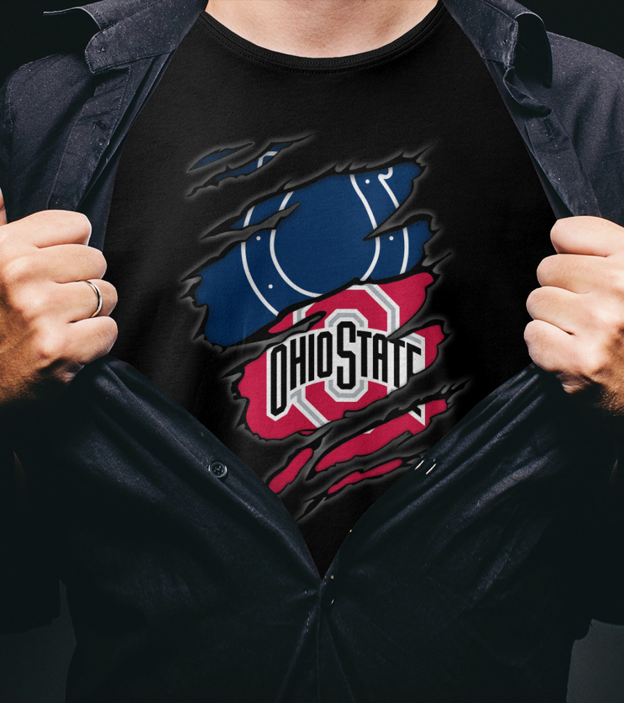 Colts Ohio State Ripped Layered T-Shirt