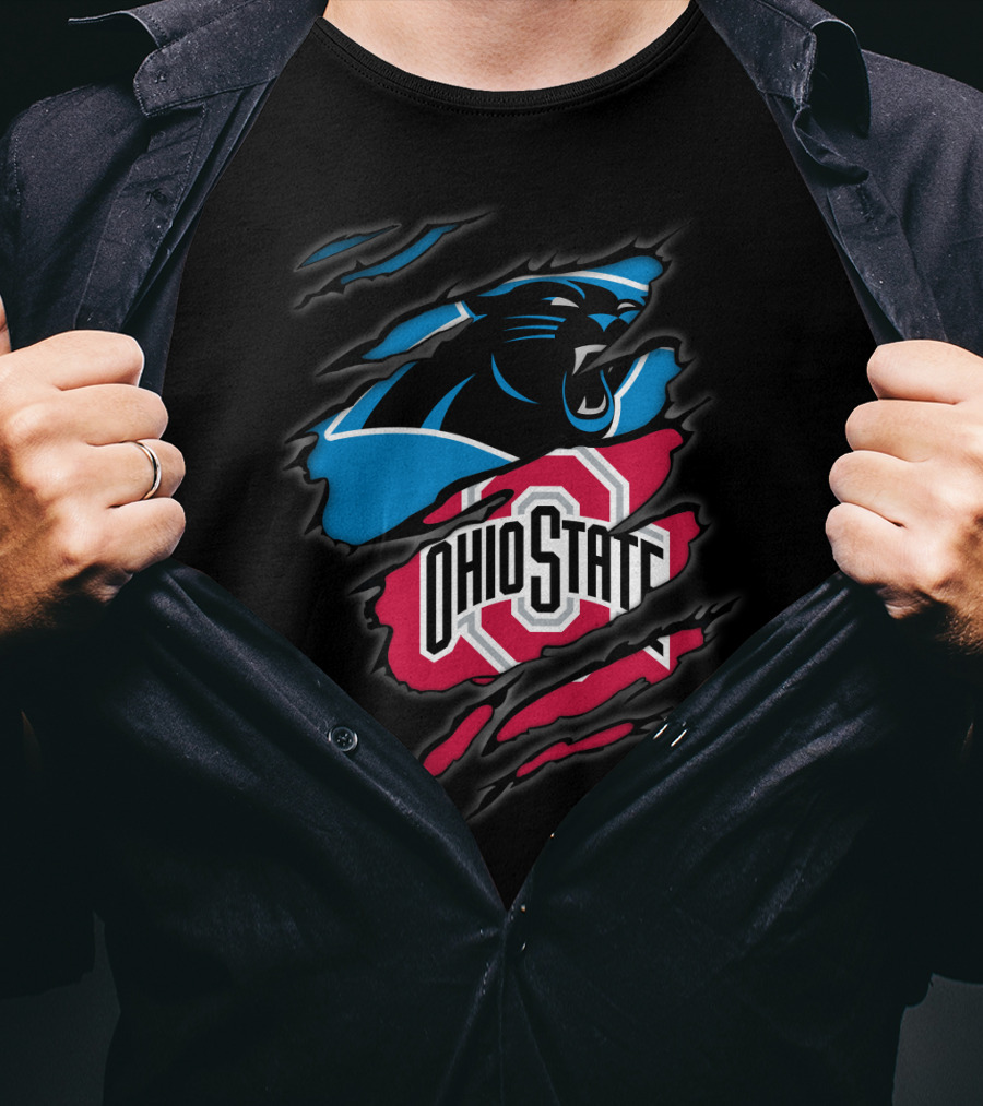 Panthers Ohio State Buckeye Fan Crossover T-Shirt