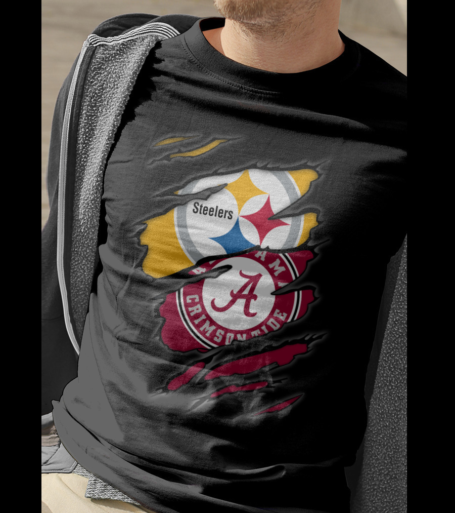 Steelers Crimson Tide Alabama T-Shirt