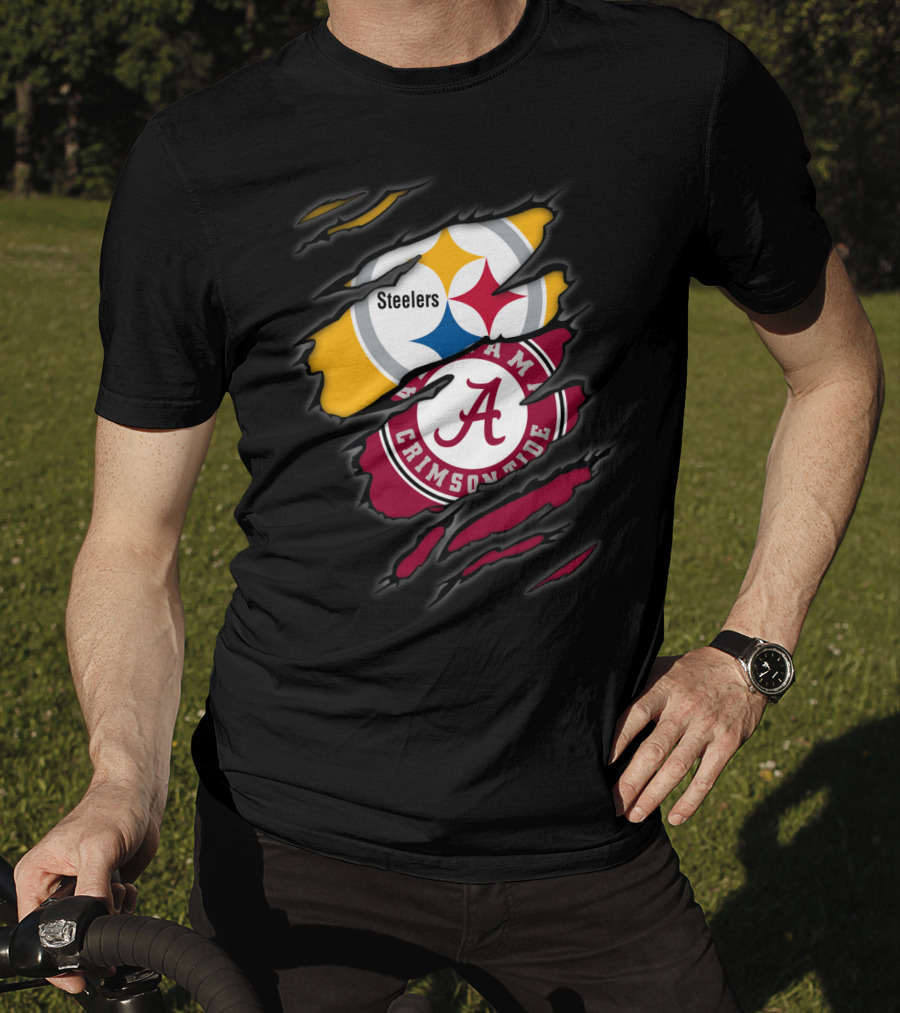 Steelers Crimson Tide Alabama T-Shirt