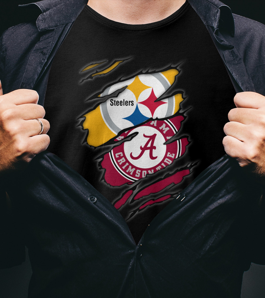 Steelers Crimson Tide Alabama T-Shirt