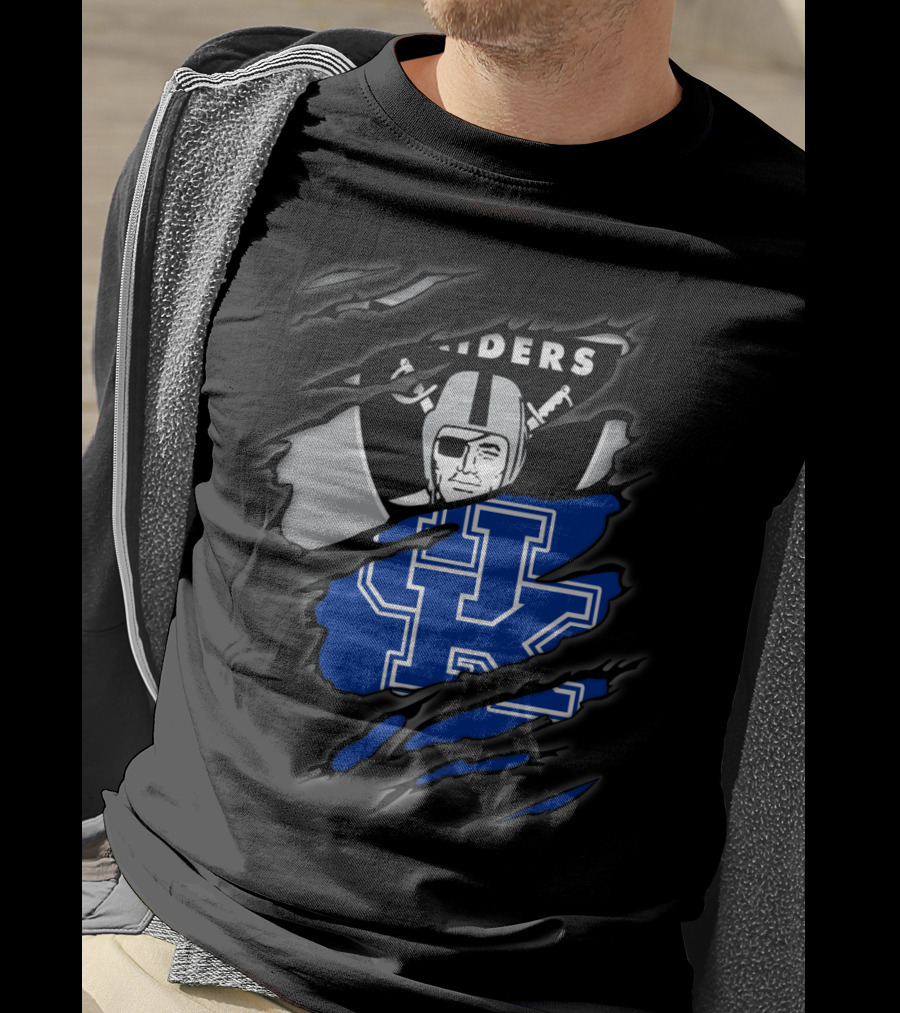 Raiders Kentucky Wildcats Fusion T-Shirt