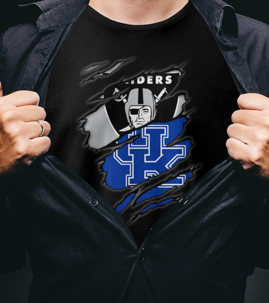Raiders Kentucky Wildcats Fusion T-Shirt