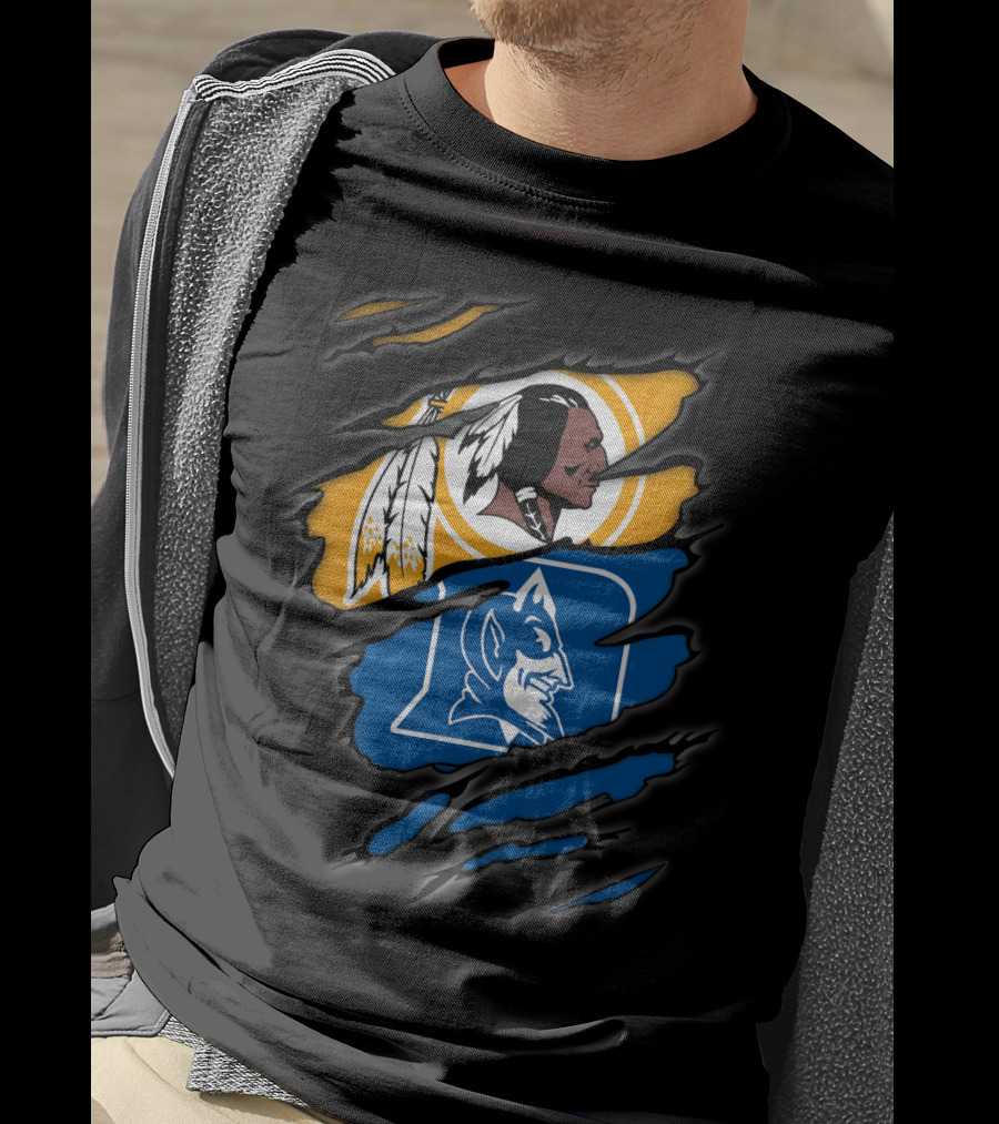 Redskins Duke Blue Devils Rip T-Shirt