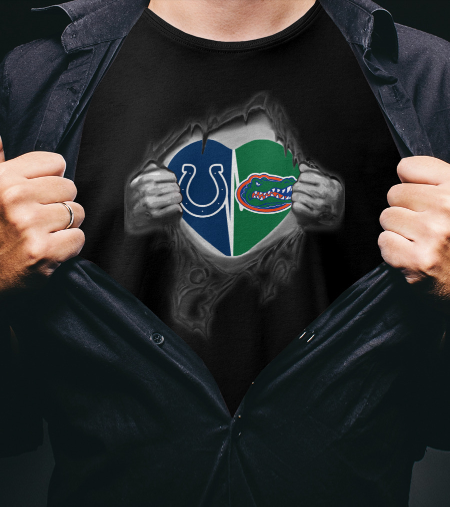 Colts Gators Heart T-Shirt