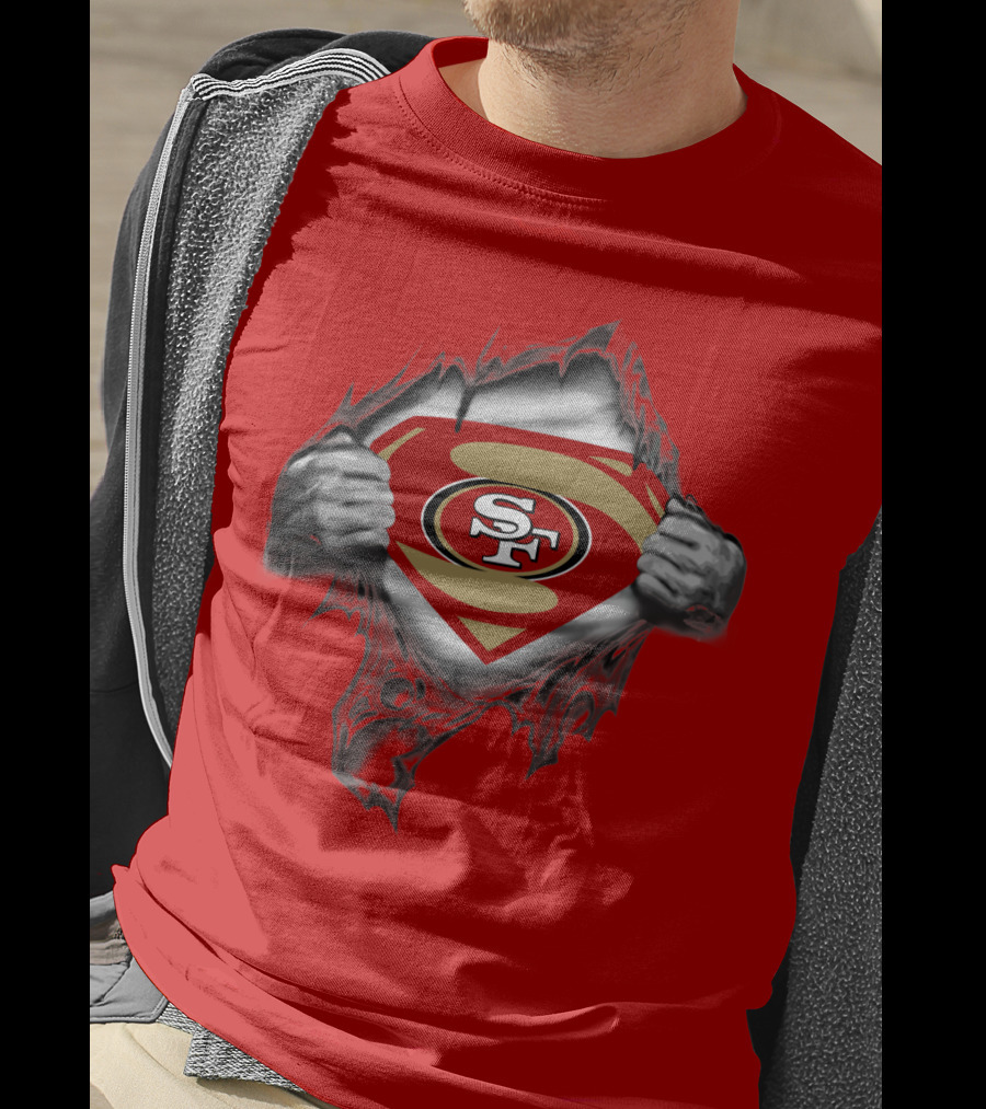 49ers SF Logo Superman T-Shirt