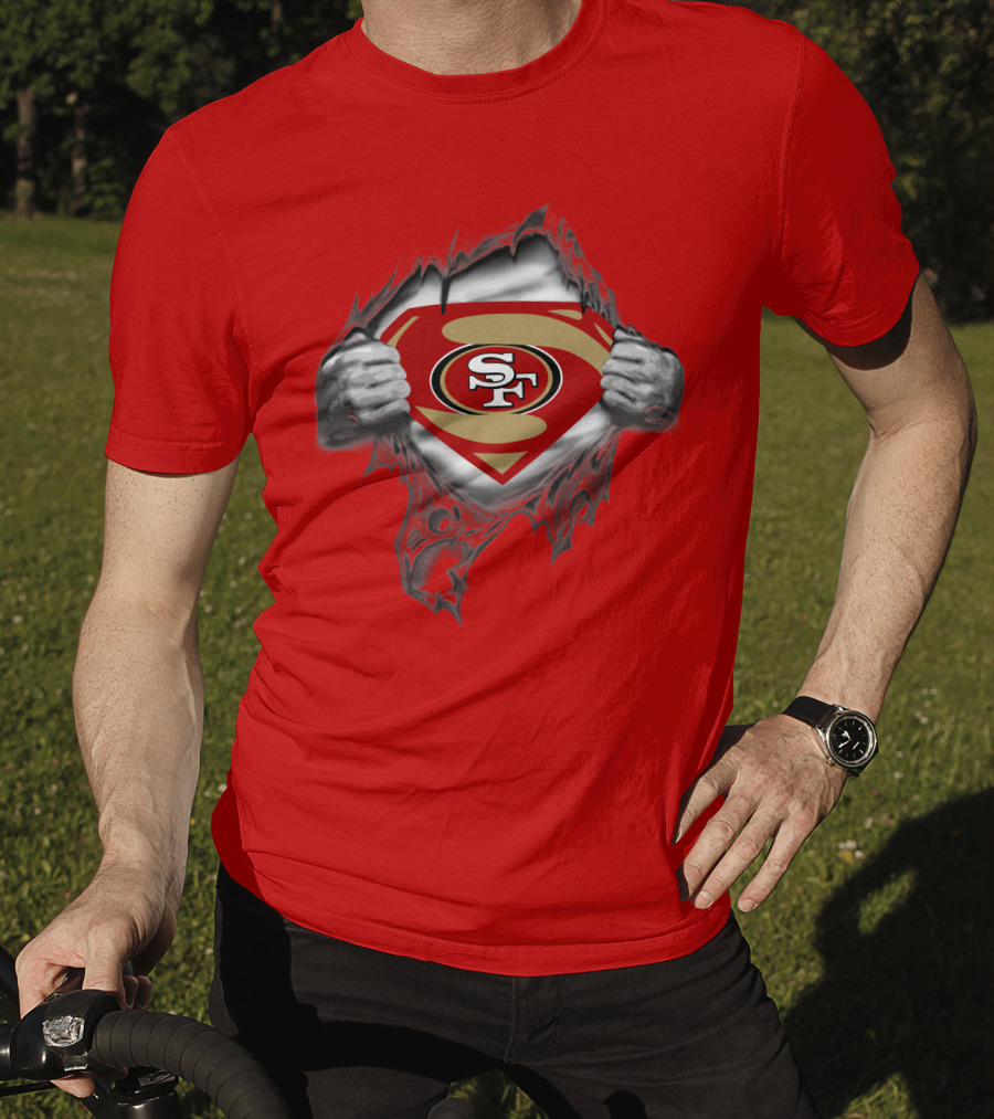 49ers SF Logo Superman T-Shirt
