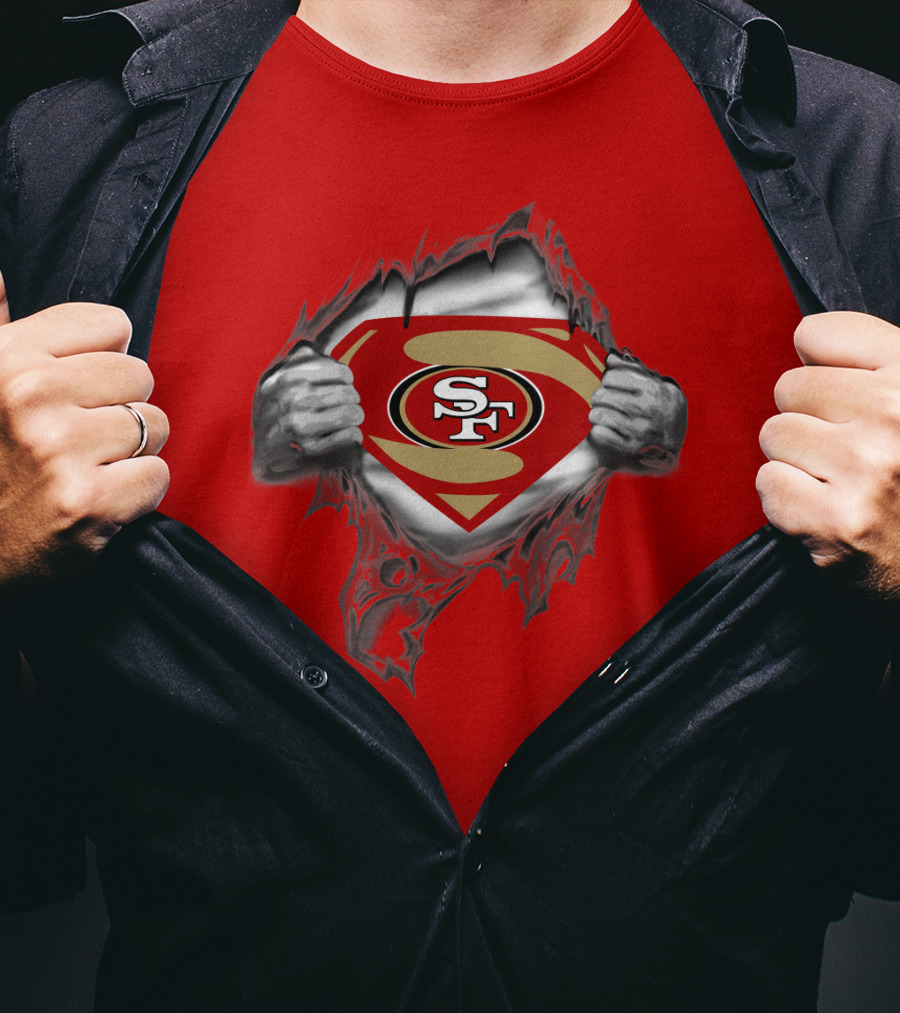 49ers SF Logo Superman T-Shirt