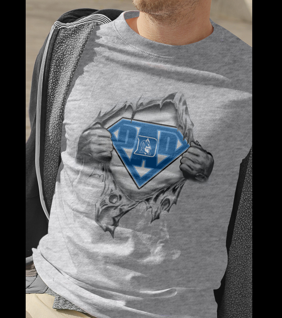 Duke Blue Devil Super Dad Emblem T-Shirt