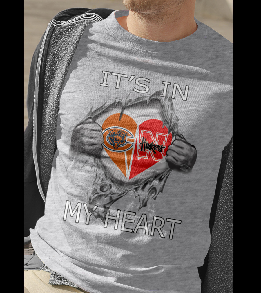 It's In My Heart Bears Huskers T-Shirt