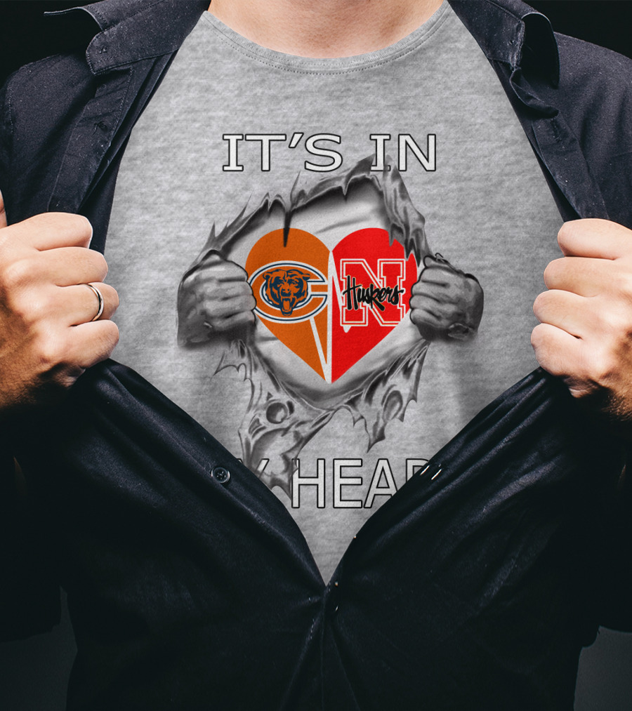 It's In My Heart Bears Huskers T-Shirt