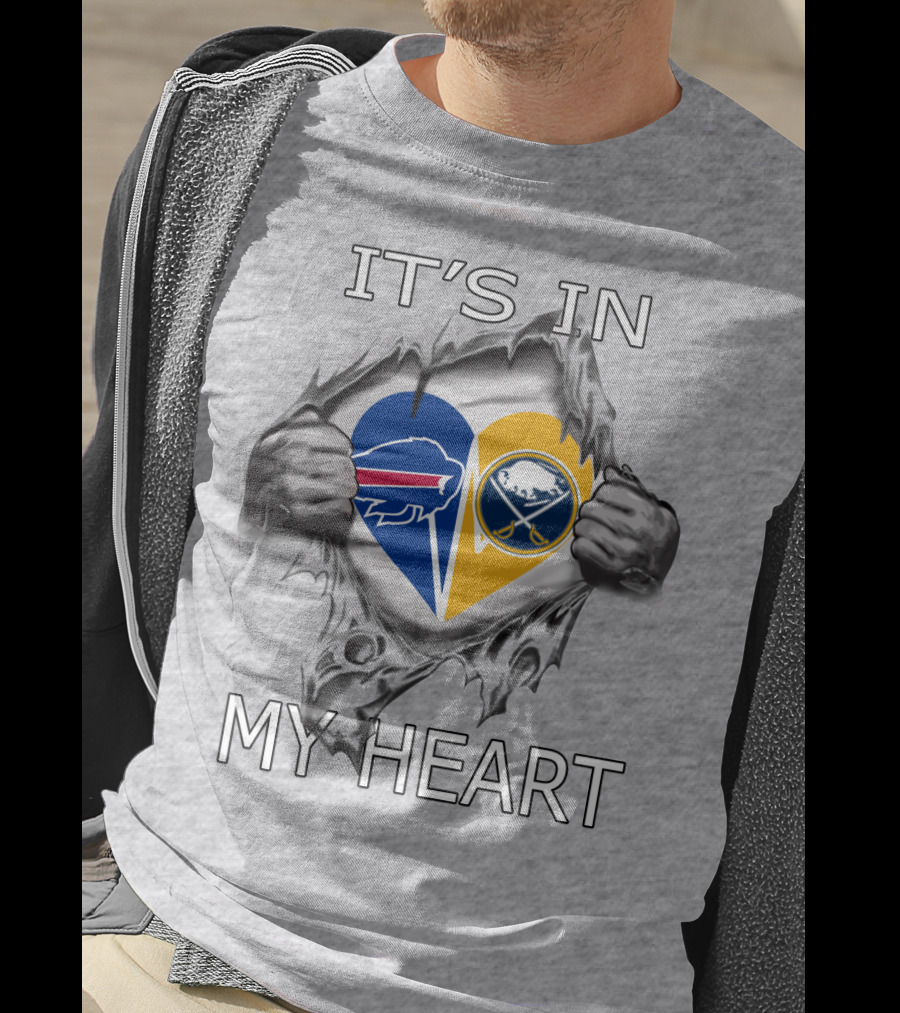 It's In My Heart Bills Sabres T-Shirt