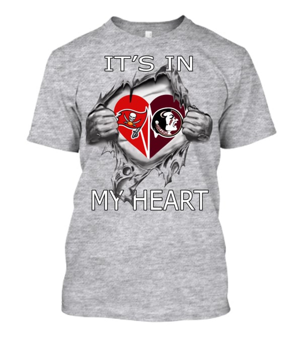 Buccaneers Seminoles It's In My Heart Tearaway T-Shirt