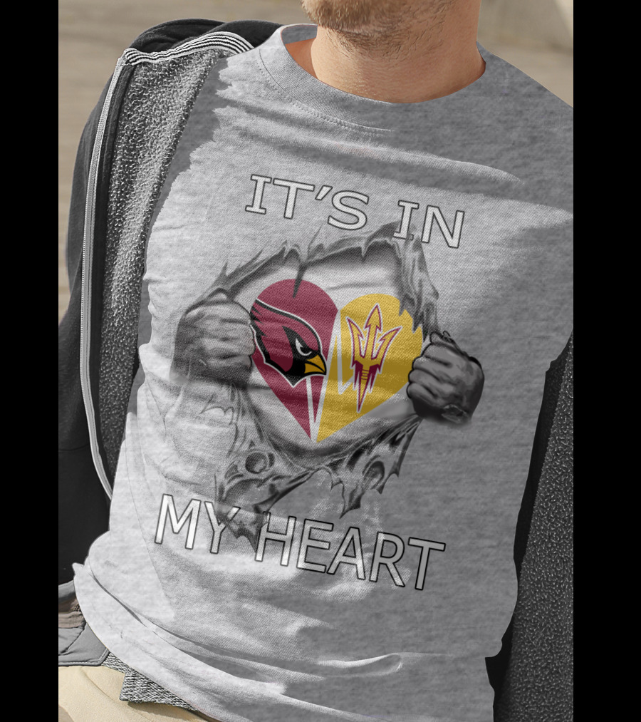IT'S IN MY HEART Cardinals Arizona State T-Shirt