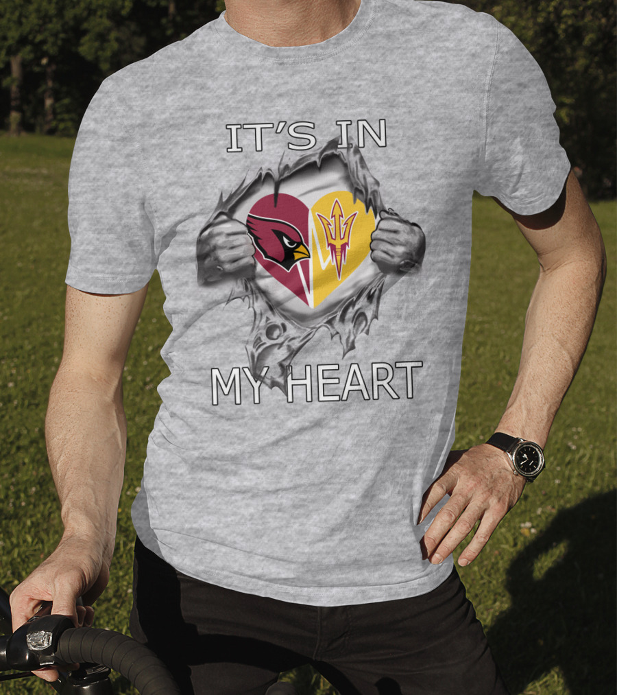 IT'S IN MY HEART Cardinals Arizona State T-Shirt