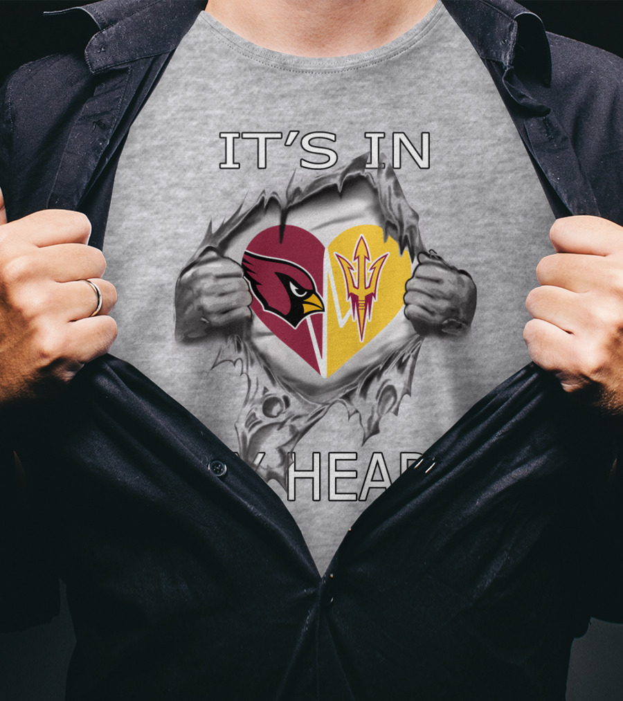 IT'S IN MY HEART Cardinals Arizona State T-Shirt