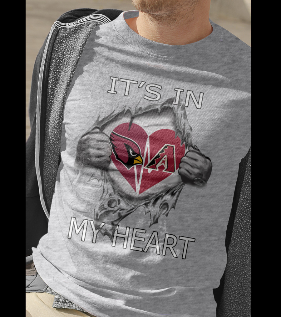 Cardinals Diamondbacks It's In My Heart T-Shirt