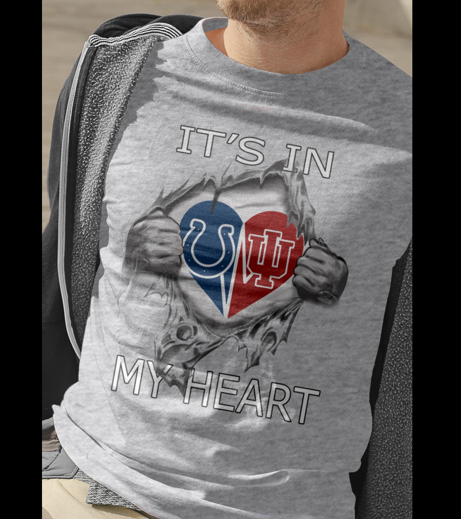 It's In My Heart Colts Hoosiers T-Shirt