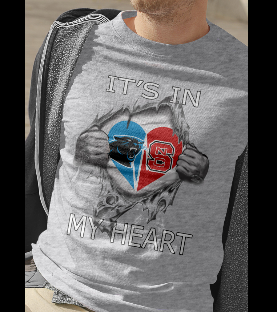 Panthers NC State It's In My Heart T-Shirt