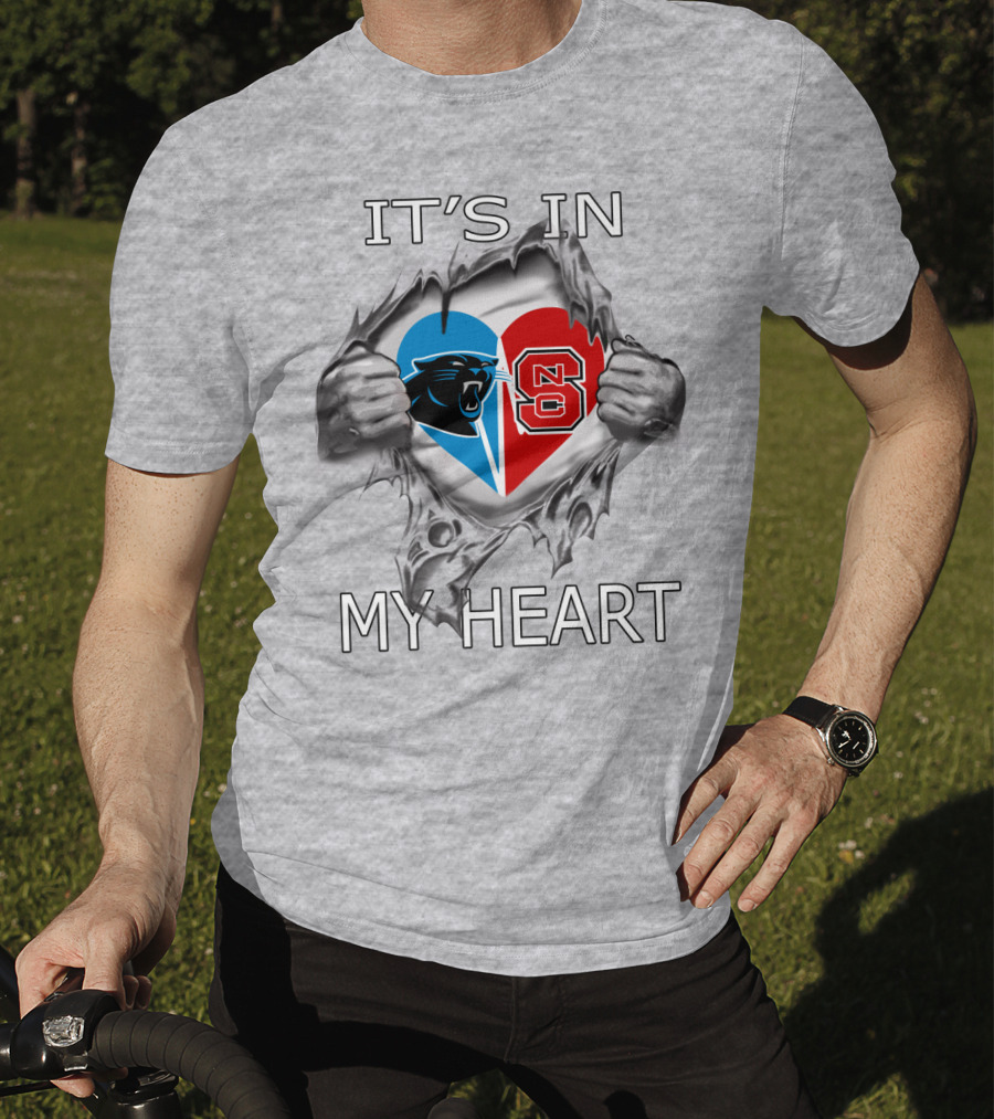Panthers NC State It's In My Heart T-Shirt