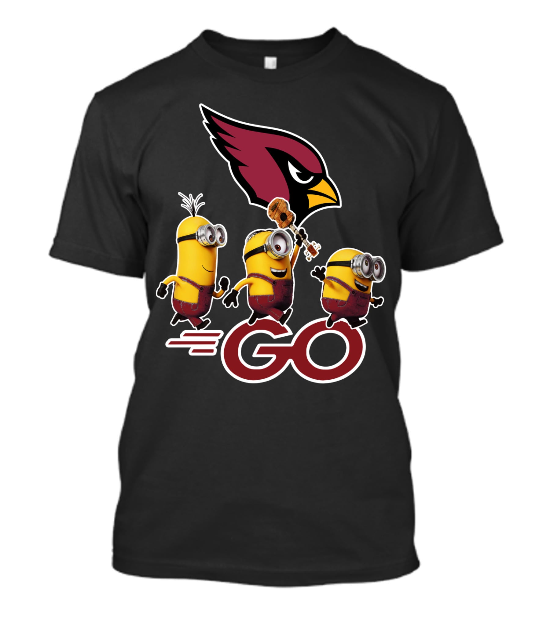 Minions Go Cardinals Bird T-Shirt