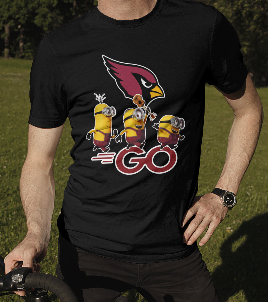 Minions Go Cardinals Bird T-Shirt