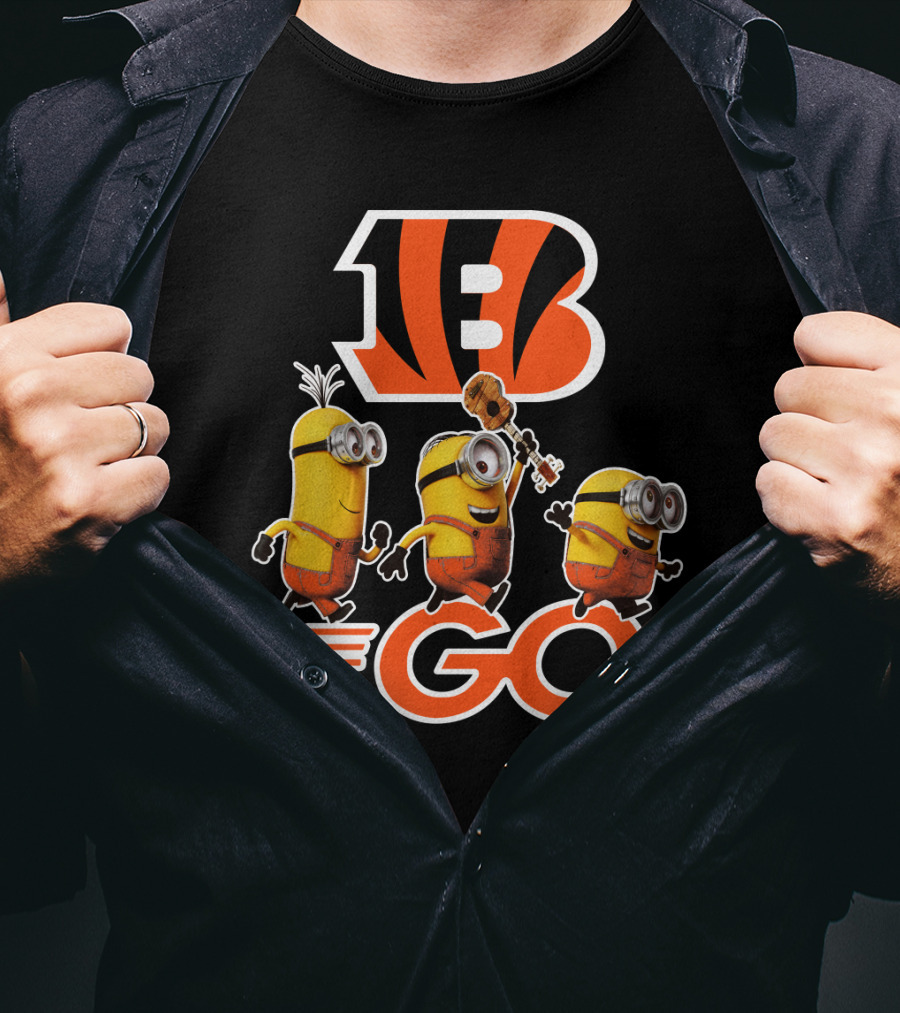 Bengals Minions Go T-Shirt