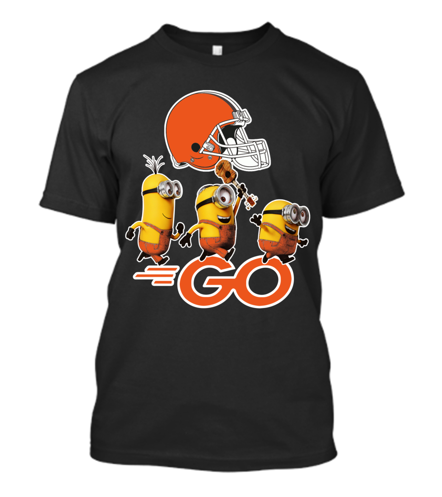 Cleveland Browns Minions Go Helmet T-Shirt