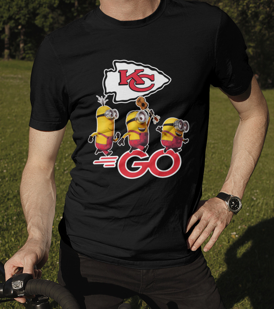 Kansas City Chiefs Minions Go T-Shirt