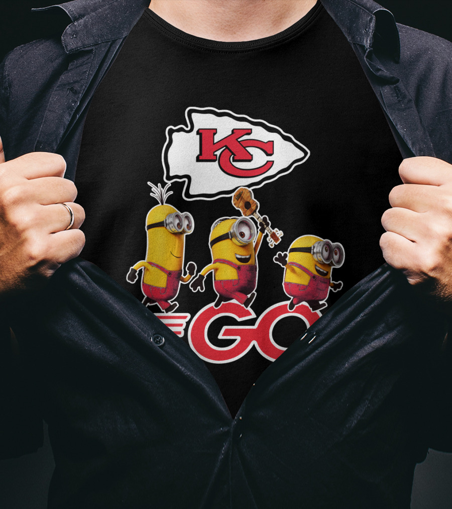 Kansas City Chiefs Minions Go T-Shirt