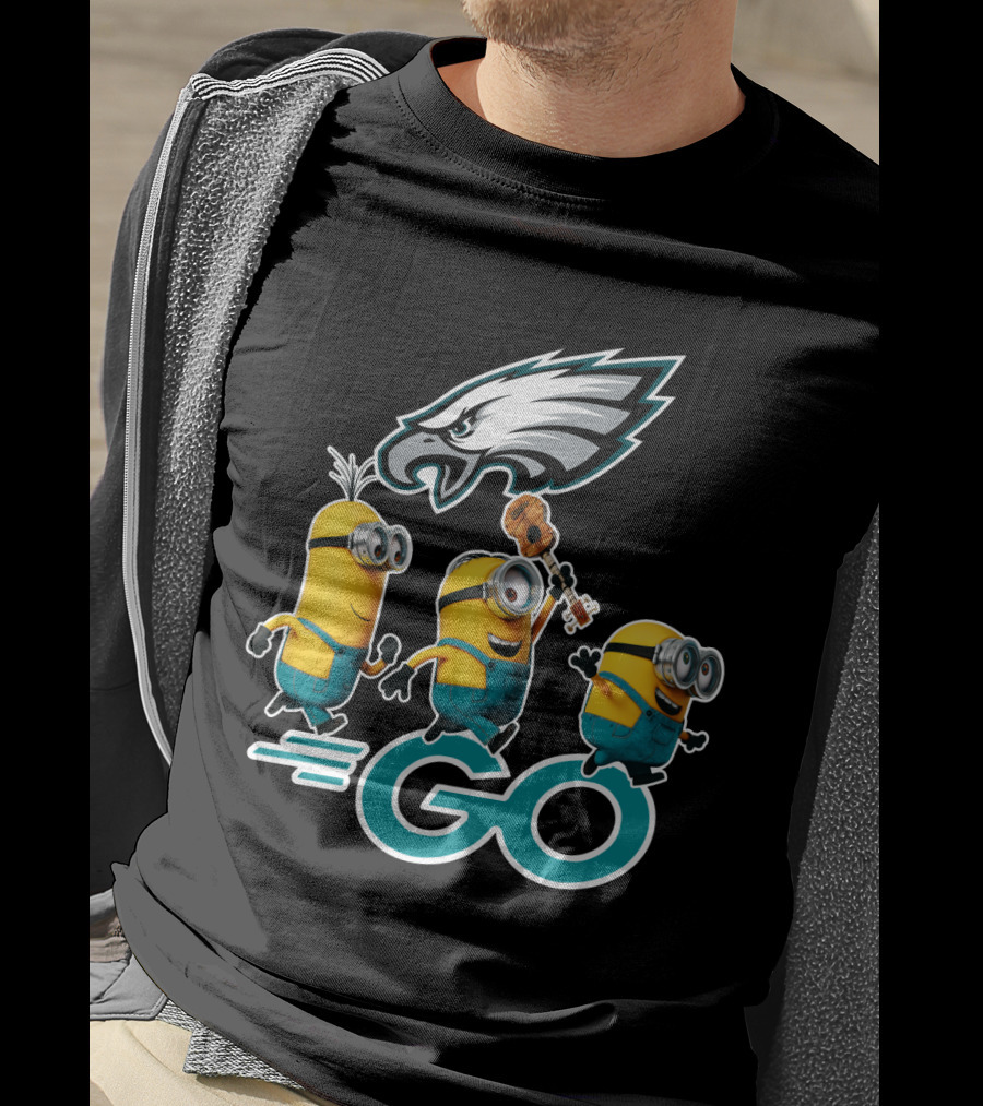 Minions Go Philadelphia Eagles T-Shirt
