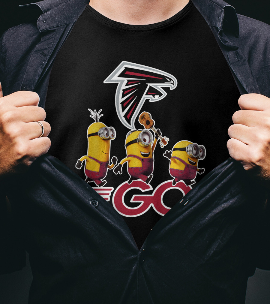 Falcons Logo Minions Go T-Shirt