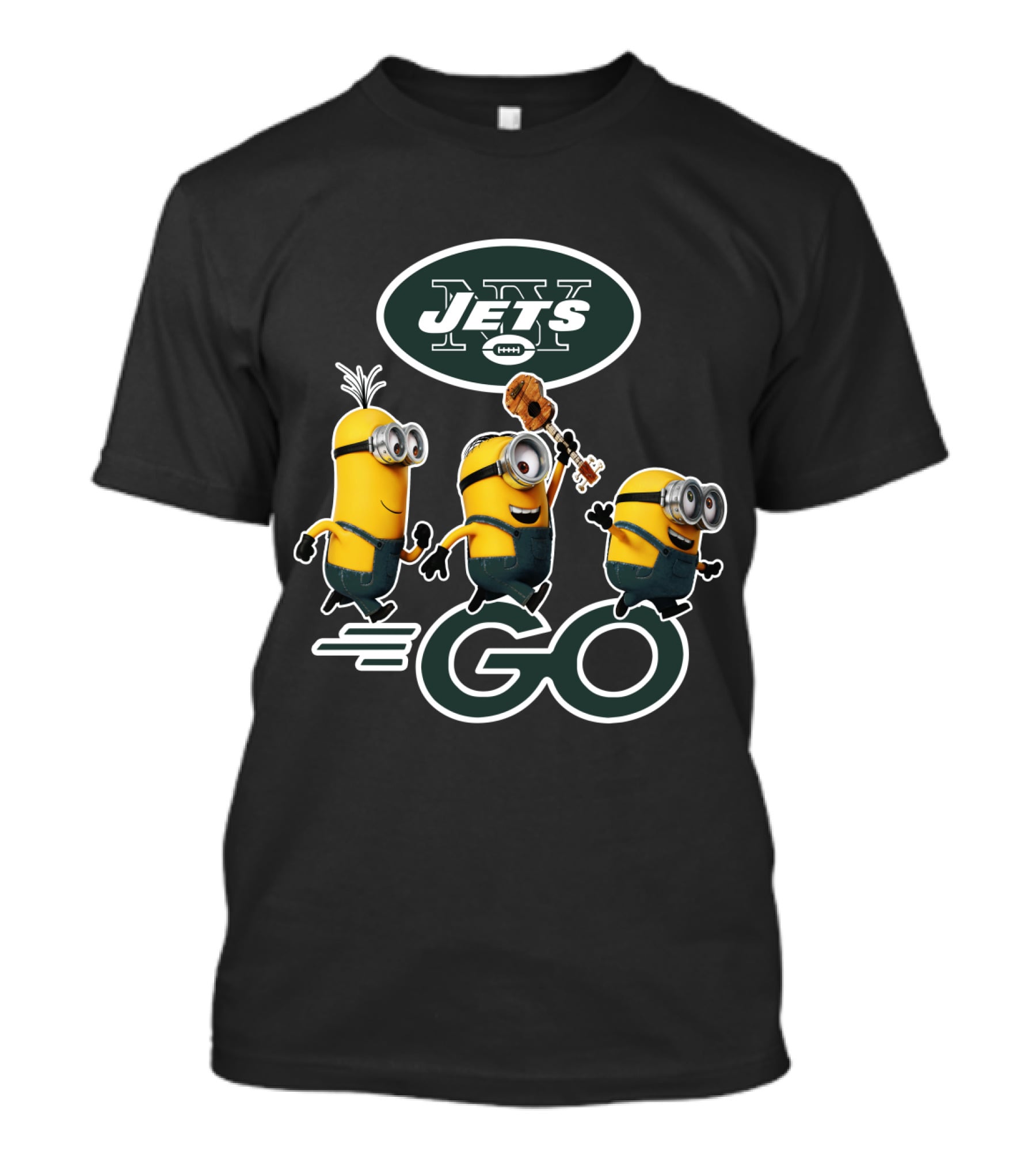 NY Jets Minions Go T-Shirt