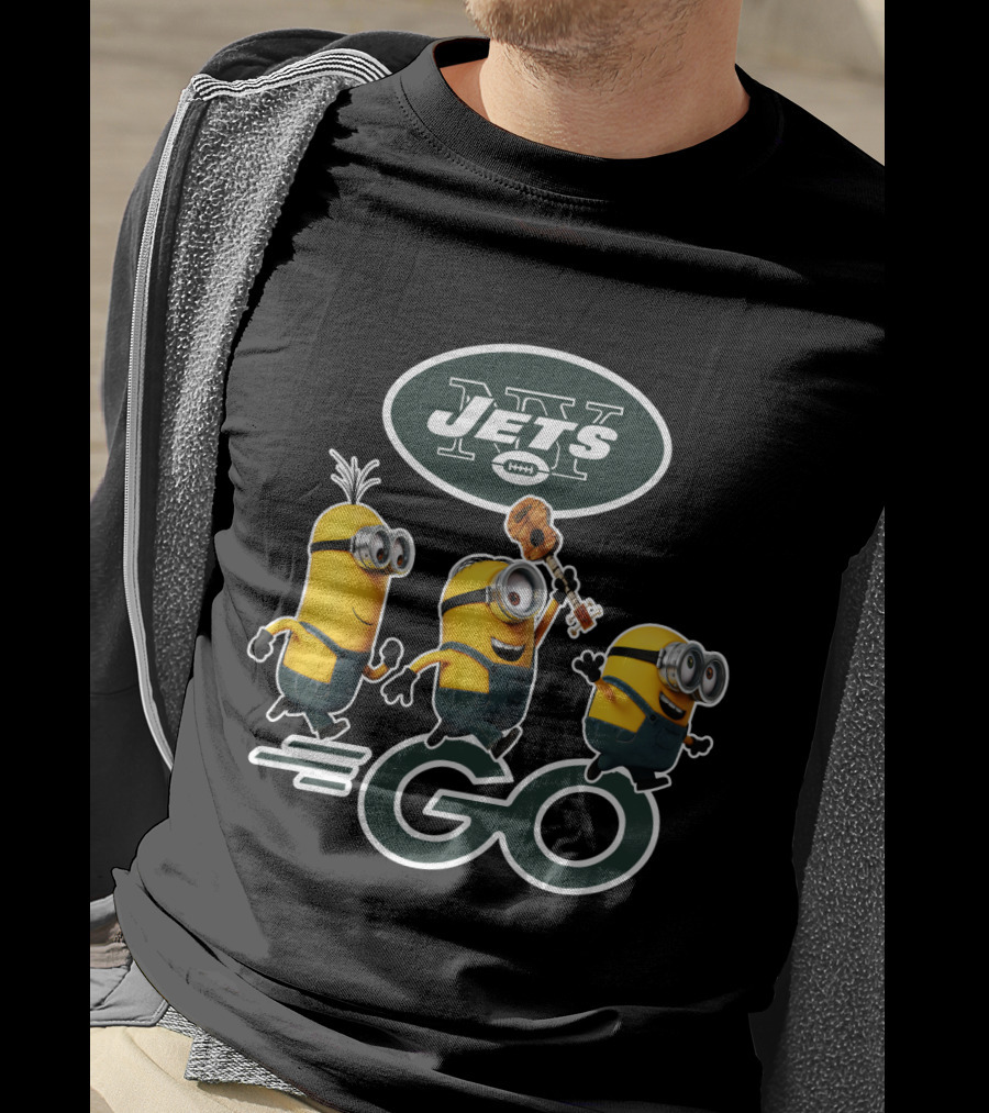 NY Jets Minions Go T-Shirt