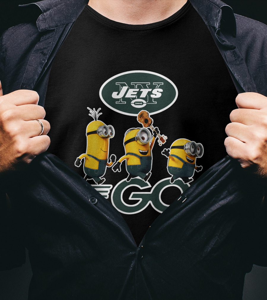 NY Jets Minions Go T-Shirt