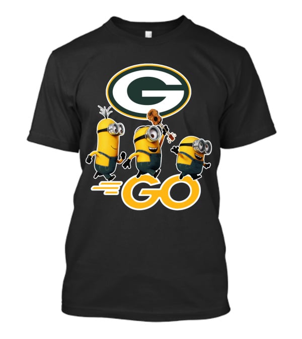 Packers Minions Go Enthusiastic Cheer With Green Bay Team Spirit T-Shirt