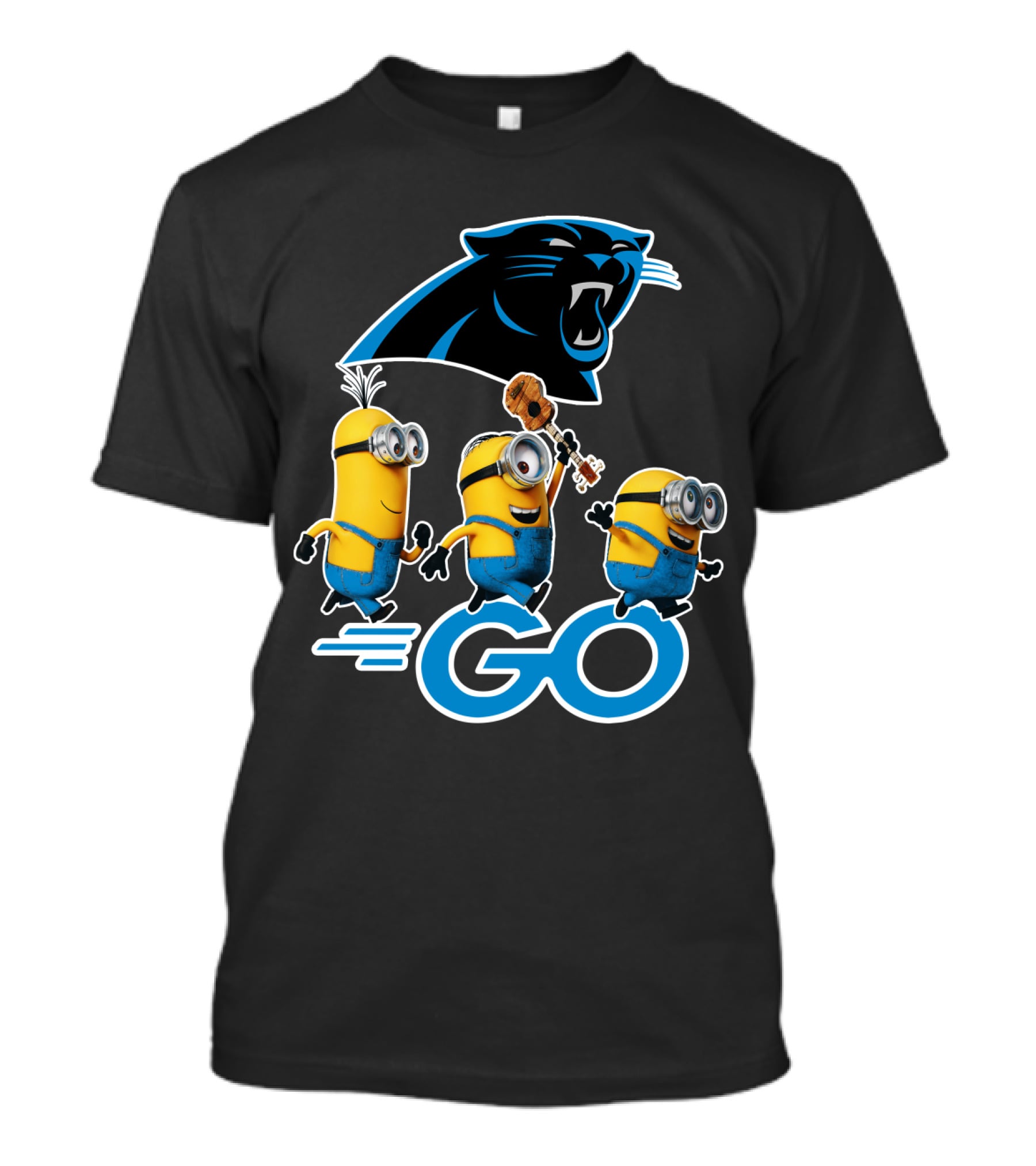 Panthers Go Minions NFL Fan Team Spirit T-Shirt