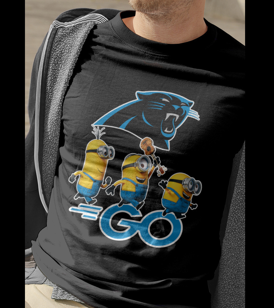 Panthers Go Minions NFL Fan Team Spirit T-Shirt
