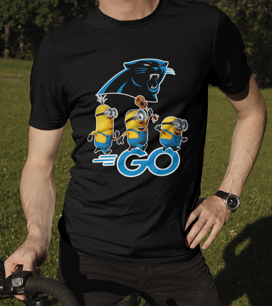 Panthers Go Minions NFL Fan Team Spirit T-Shirt