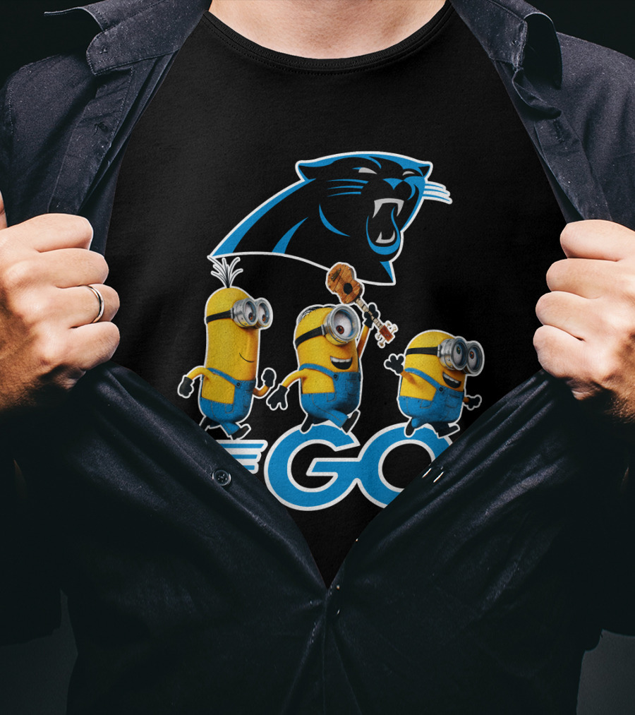 Panthers Go Minions NFL Fan Team Spirit T-Shirt