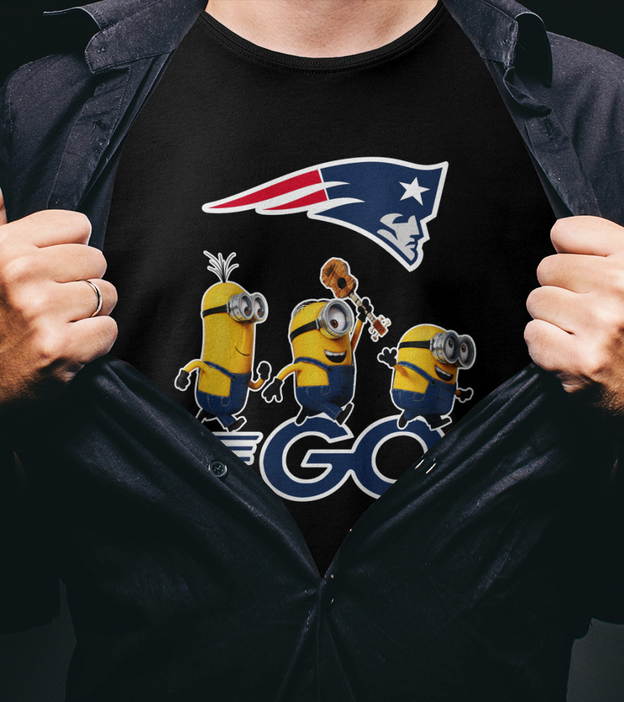 Patriots Logo Minions Go T-Shirt